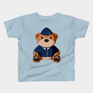 Military Teddy Bear Kids T-Shirt